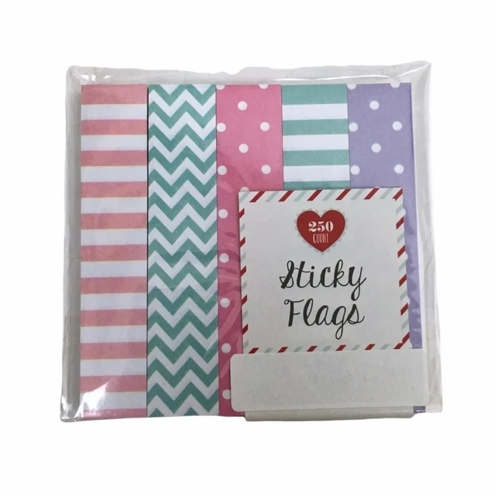 Valentine’s Hearts Dots Planner Accessories Stationery Set List Pad Page Flags